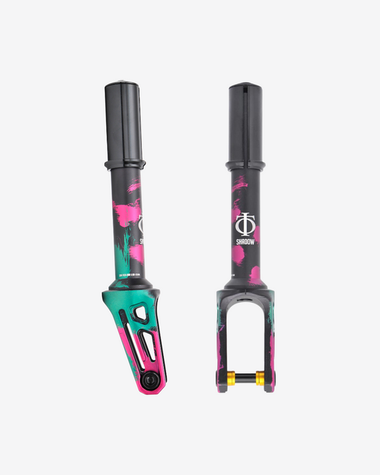 Oath Components | Shadow IHC Fork | Green/Pink/Black