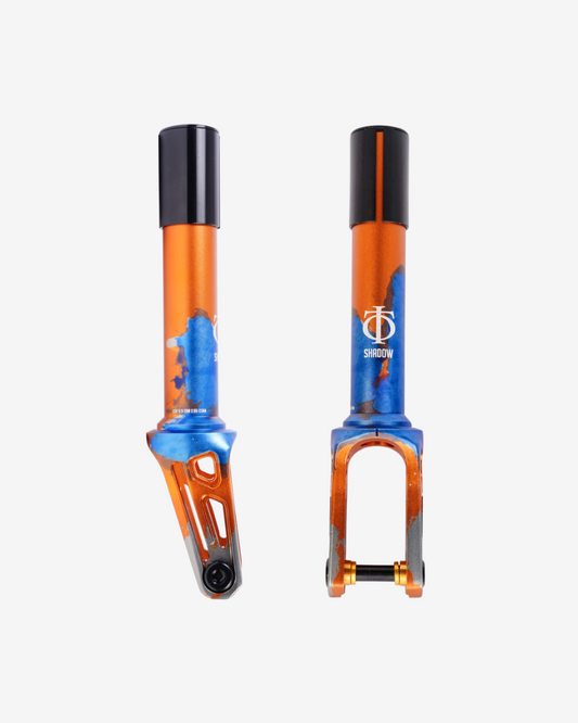 Oath Components | Shadow SCS/HIC Fork | Orange/Blue/Titanium