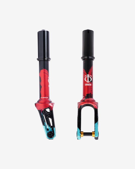 Oath Components | Shadow IHC Fork | Black/Teal/Red