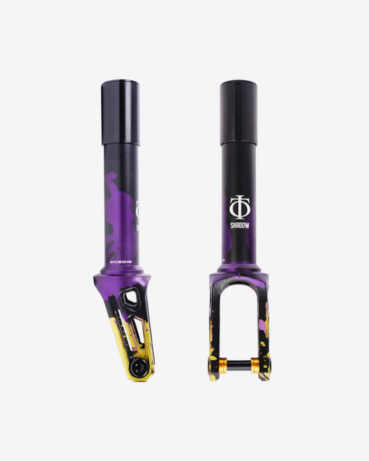 Oath Components | Shadow SCS/HIC Fork | Black/Purple/Yellow