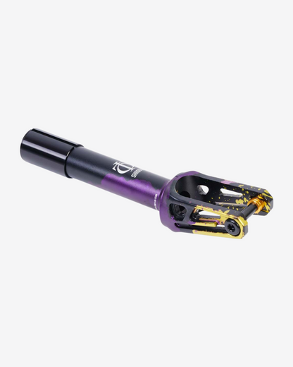 Oath Components | Shadow SCS/HIC Fork | Black/Purple/Yellow