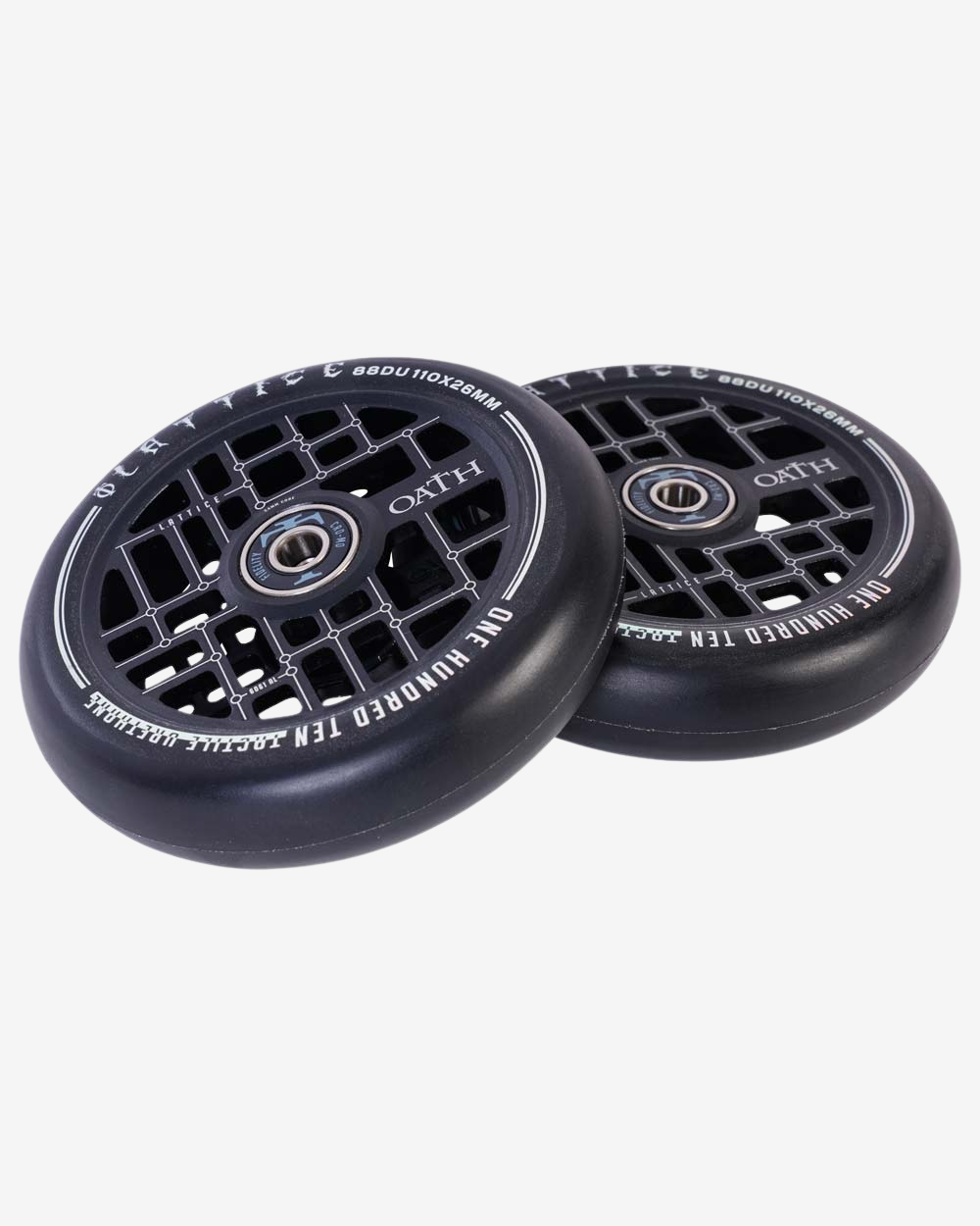 Oath Components | Lattice | 110mm x 24mm Wheels | Black/Black