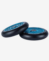 Root Industries Honeycore Wheels 110mm | Black / Sky Blue