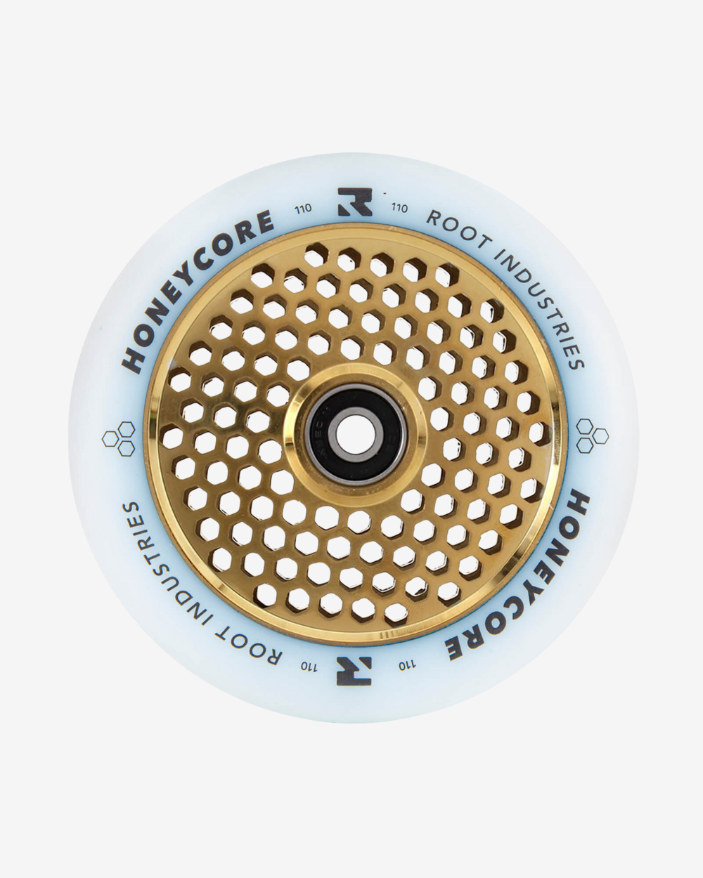 Root Industries Honeycore Wheels 110mm | White / Gold