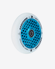 Root Industries Honeycore Wheels 110mm | White/Sky Blue