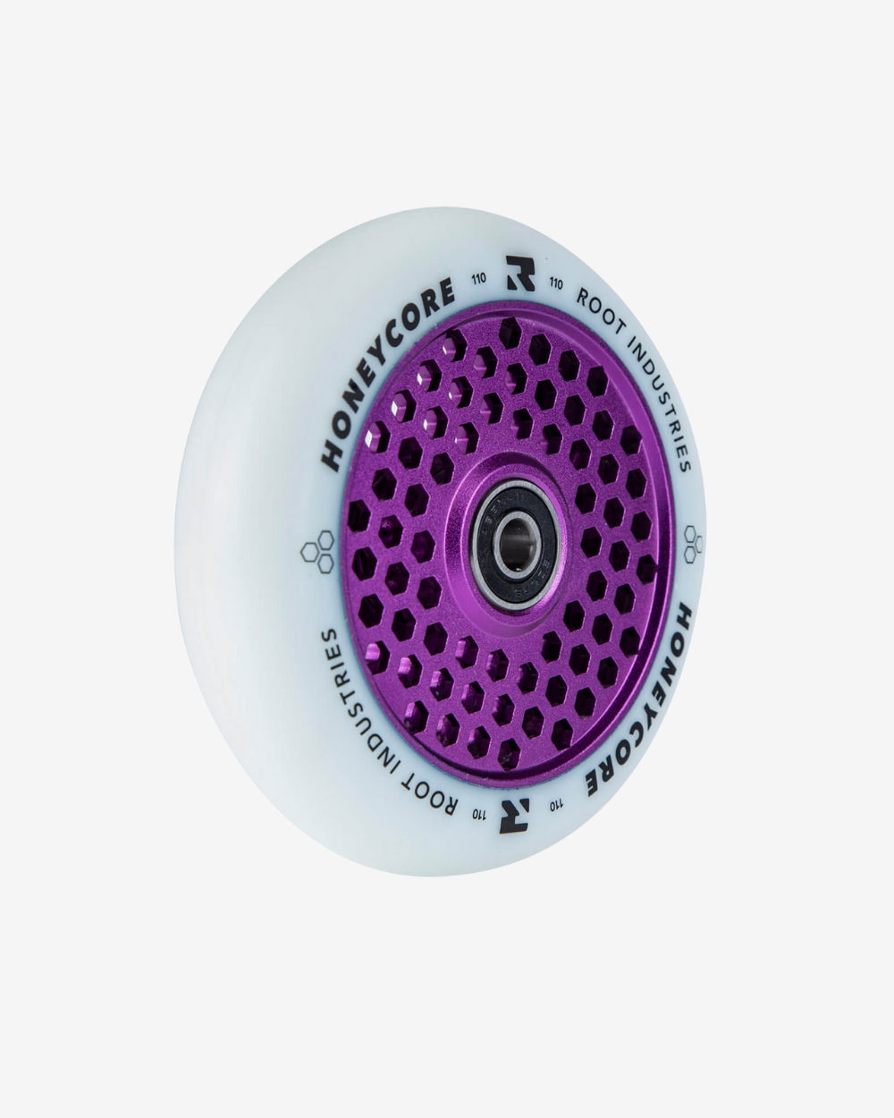 Root Industries Honeycore Wheels 110mm | White / Purple