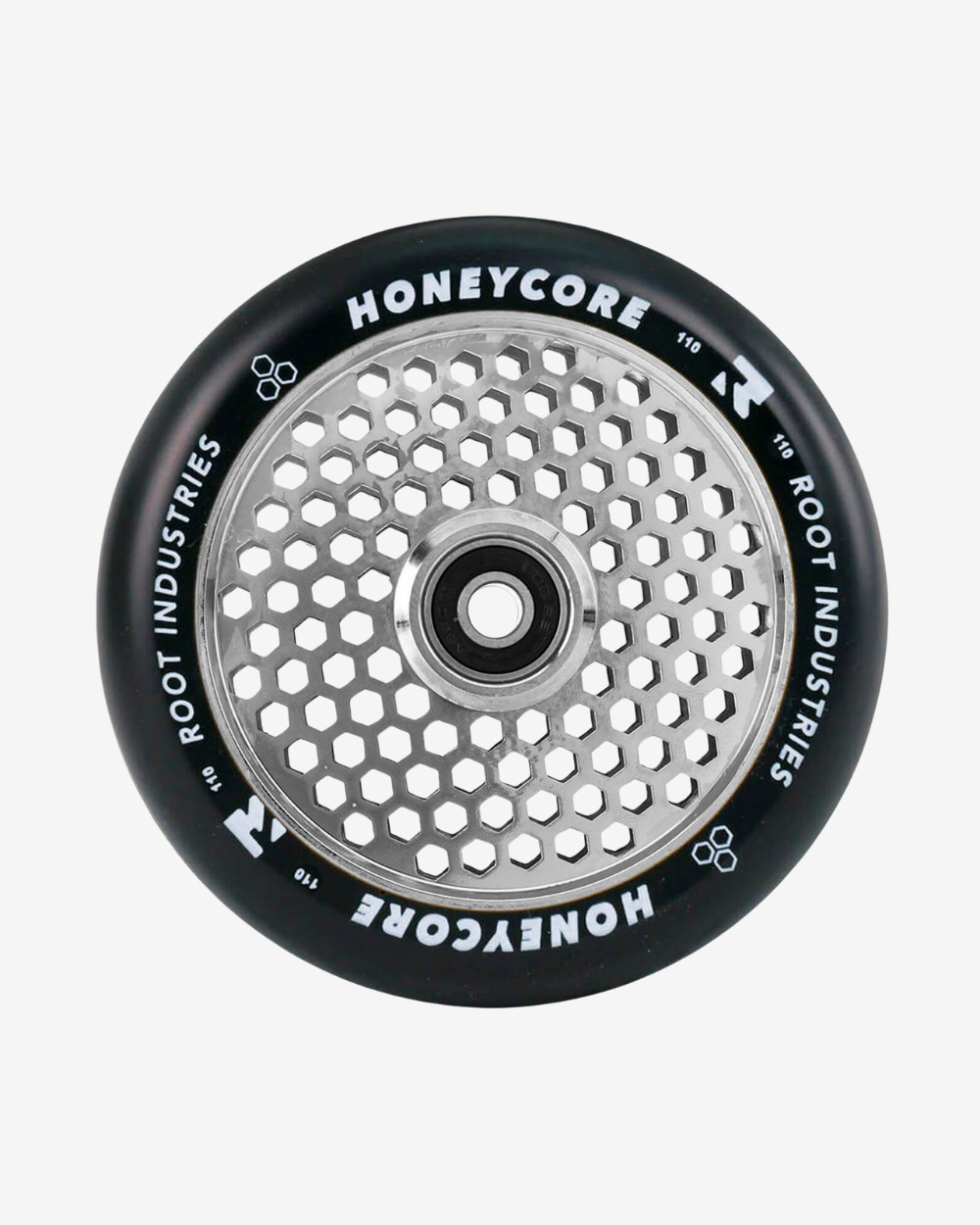 Root Industries Honeycore Wheels 110mm | Black / Mirror