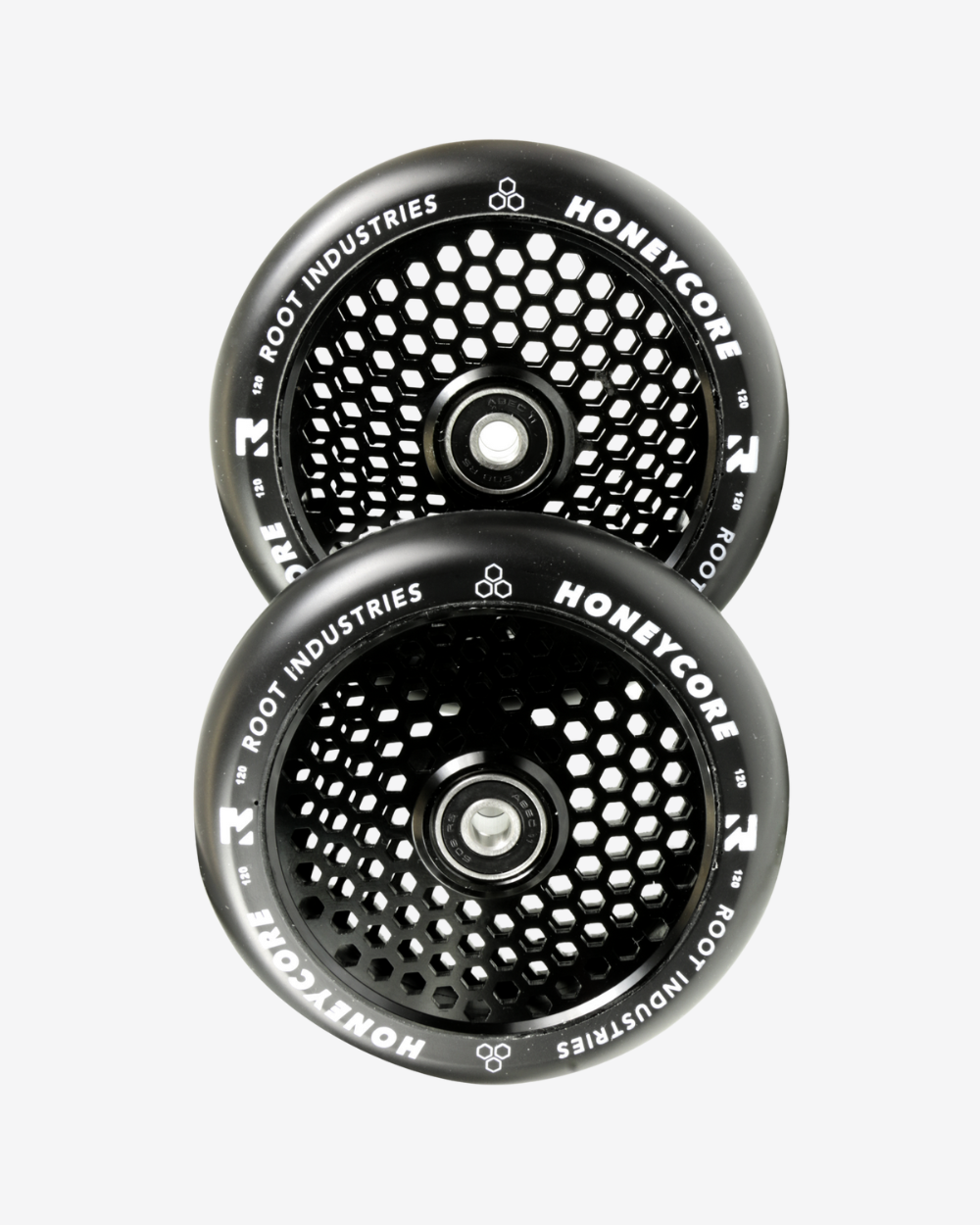 Root Industries Honeycore Wheels 120mm | Black / Black