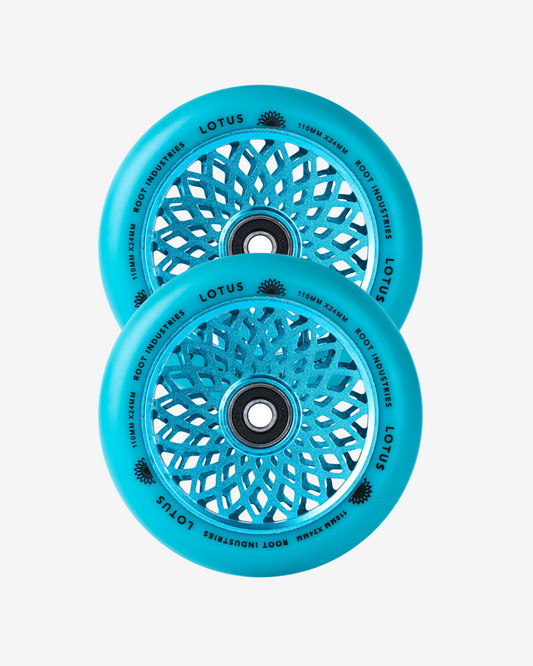 Root Industries Lotus Wheels 110mm | Blue / Blue