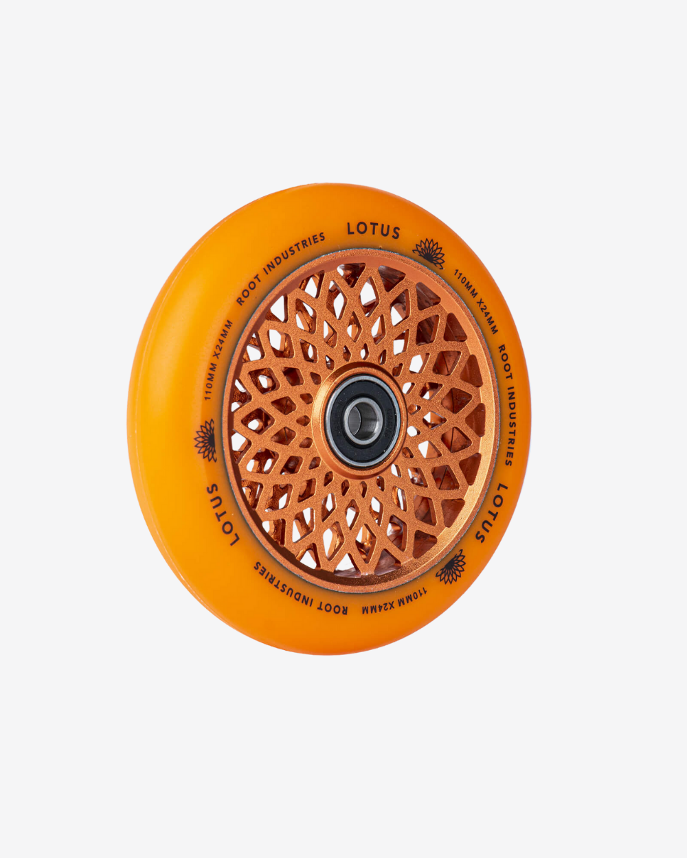 Root Industries Lotus Wheels 110mm | Orange / Orange