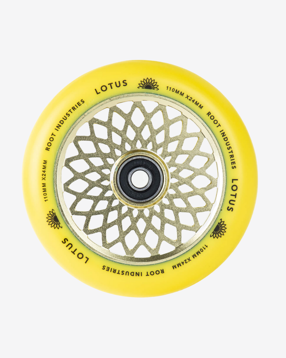 Root Industries Lotus Wheels 110mm | Gold/Yellow