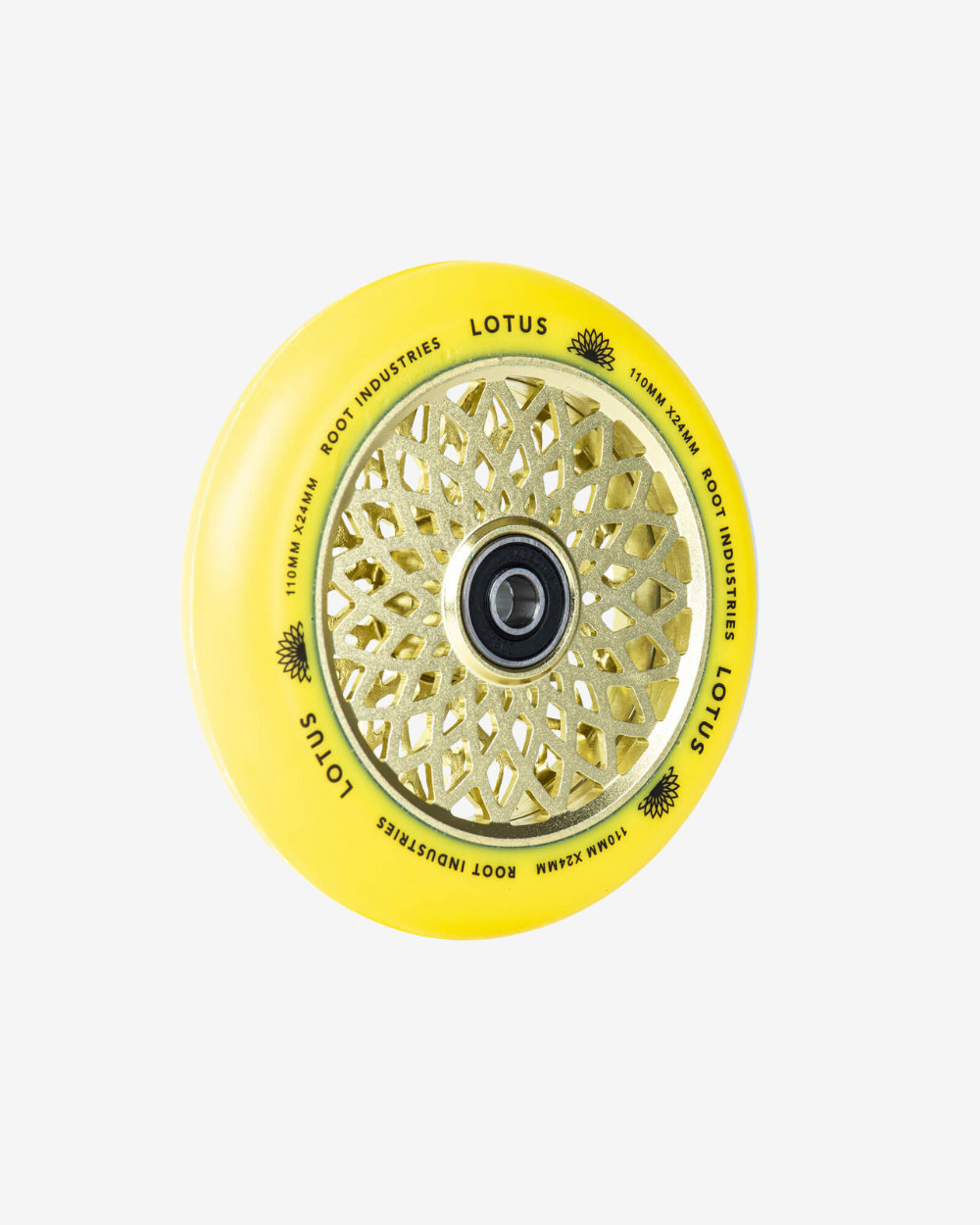 Root Industries Lotus Wheels 110mm | Gold/Yellow