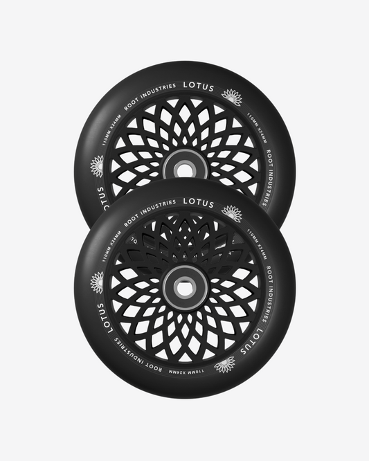 Root Industries Lotus Wheels 110mm | Black / Black