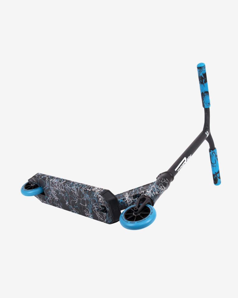 Root Industries Type R Mini Pro Model Scooter | Blue Splatter – Scooter ...