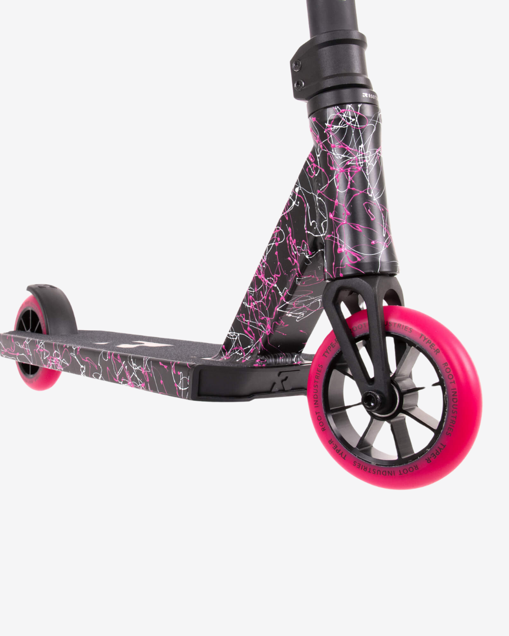 Root Industries Type R Mini Pro Model Scooter | Pink Splatter