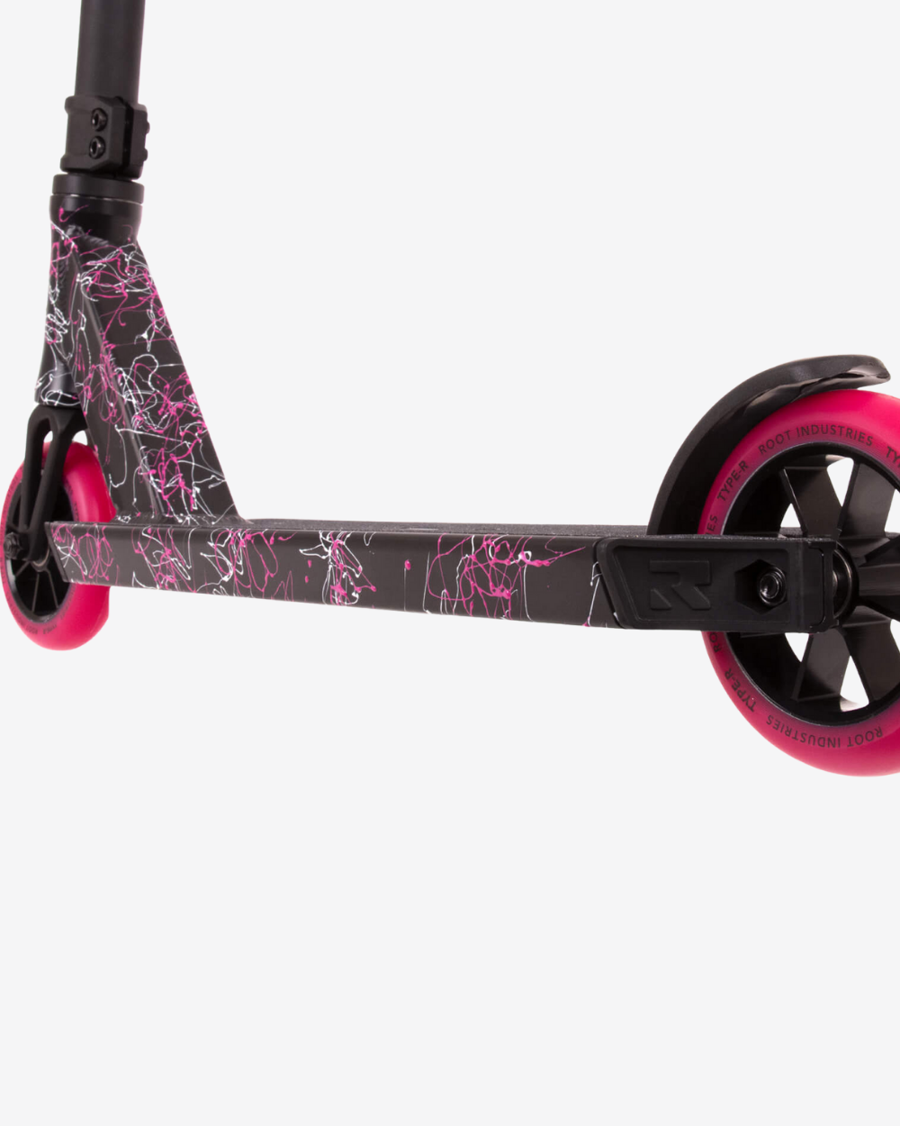 Root Industries Type R Mini Pro Model Scooter | Pink Splatter