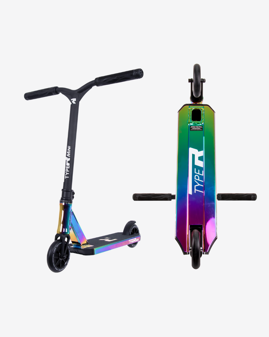 Type R Mini Root Industries Type R Mini Pro Model Scooter | Blue Splatter – Scooter ...