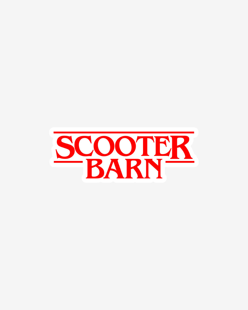 Scooter Barn Sticker | Scooter Things