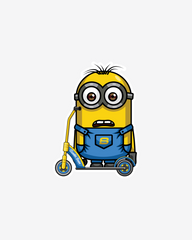 Scooter Barn Sticker | Minions