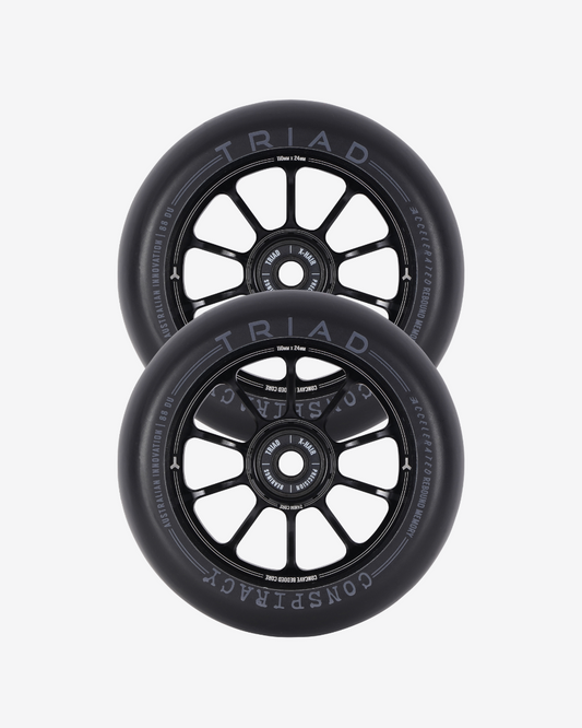 Triad Conspiracy Wheels 110mm x 24mm | Ano Black