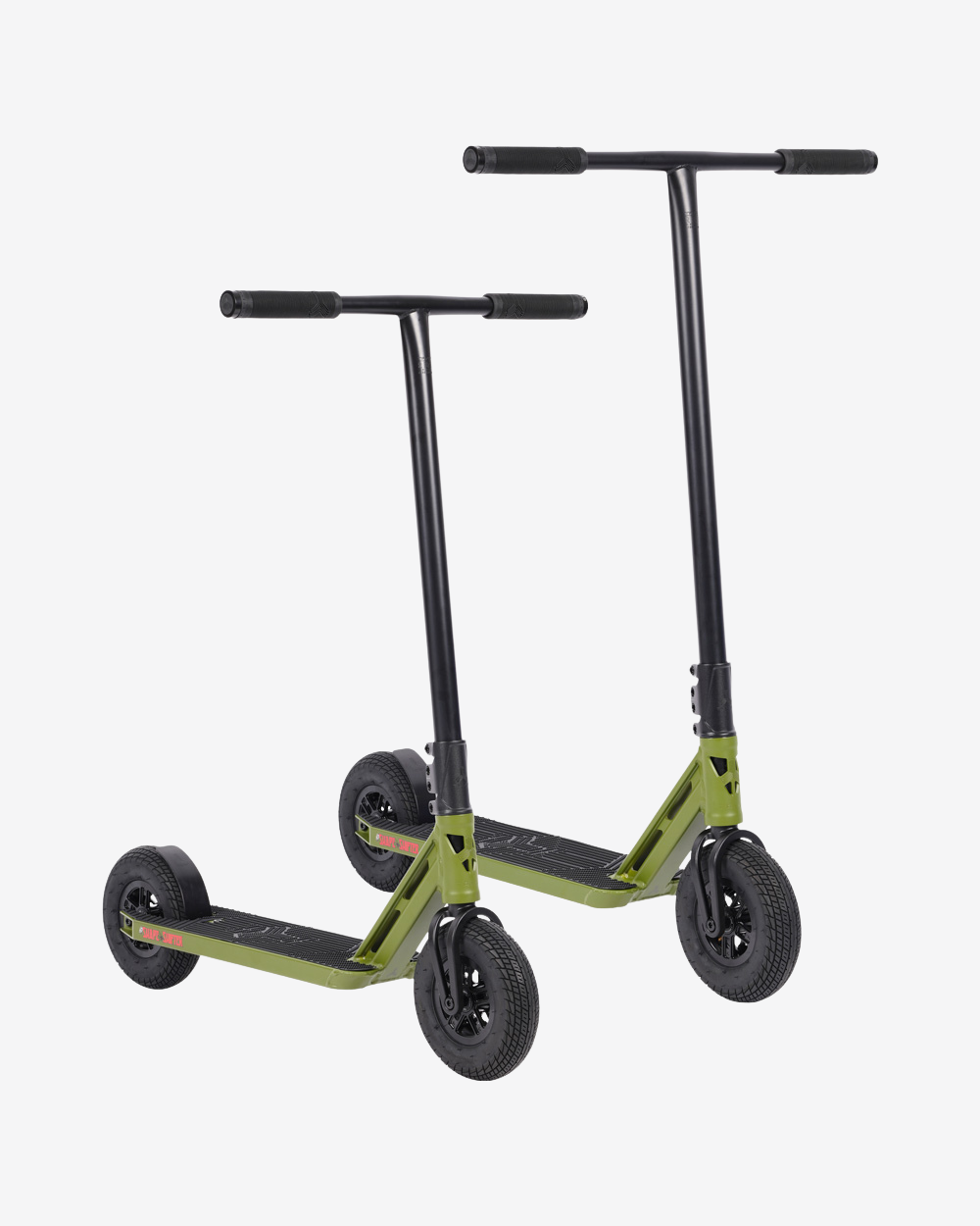 Triad Shape Shifter Dirt Scooter | Matte Green/Black