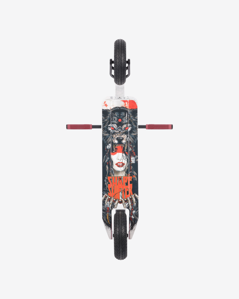 Triad Shape Shifter Dirt Scooter | Stone/Black/Red