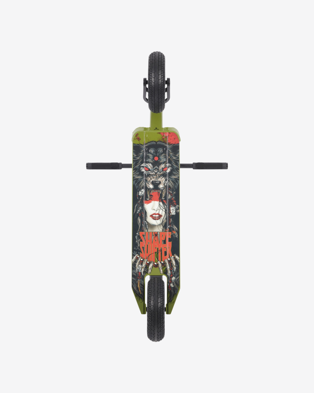 Triad Shape Shifter Dirt Scooter | Matte Green/Black