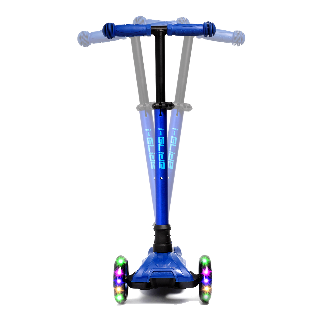 I-GLIDE 3 Wheel Kids Scooter | Blue/Blue – Scooter Barn