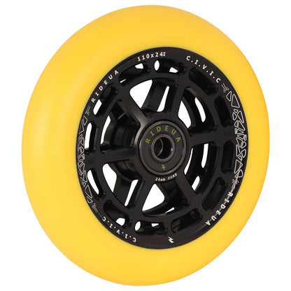 urbanArtt | Civic | 115 x 30mm Wheels | Black/Yellow