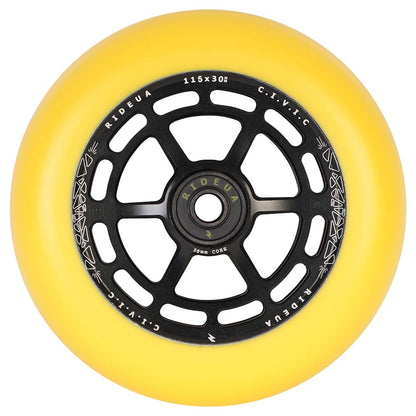 urbanArtt | Civic | 115 x 30mm Wheels | Black/Yellow