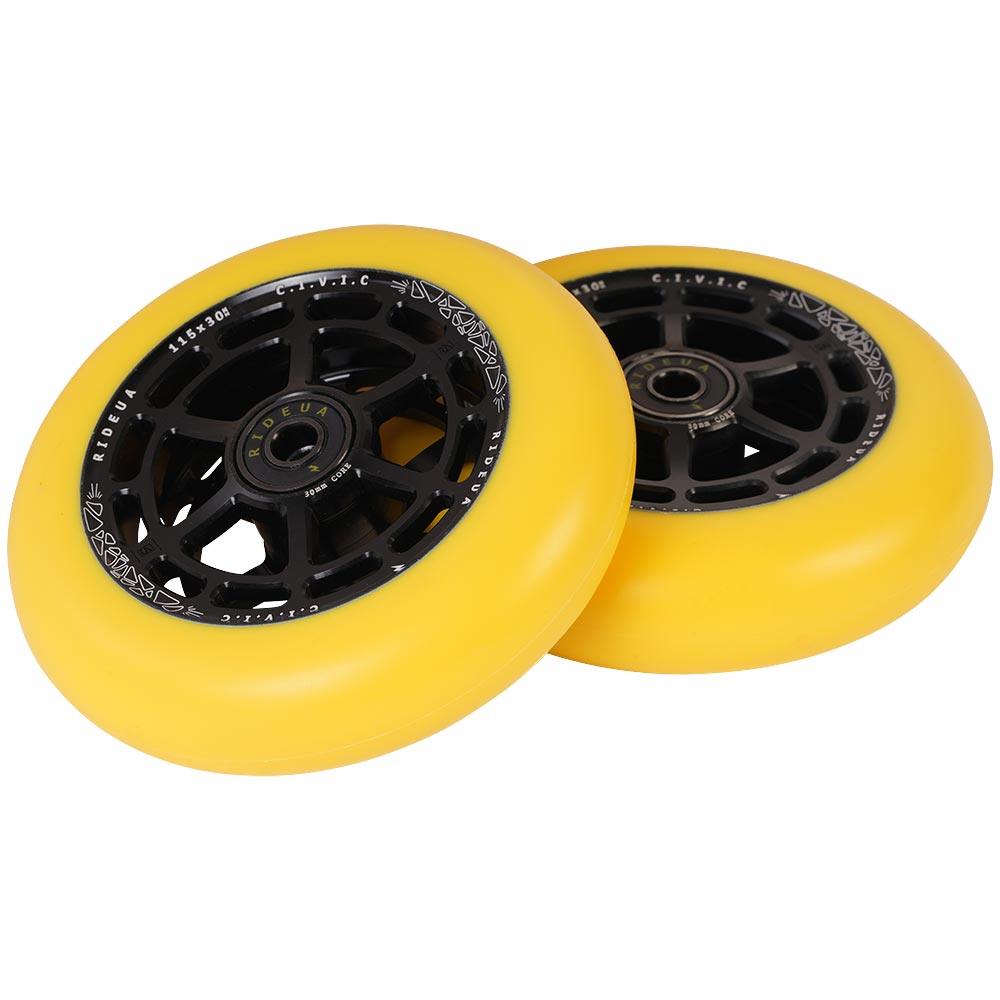 urbanArtt | Civic | 115 x 30mm Wheels | Black/Yellow
