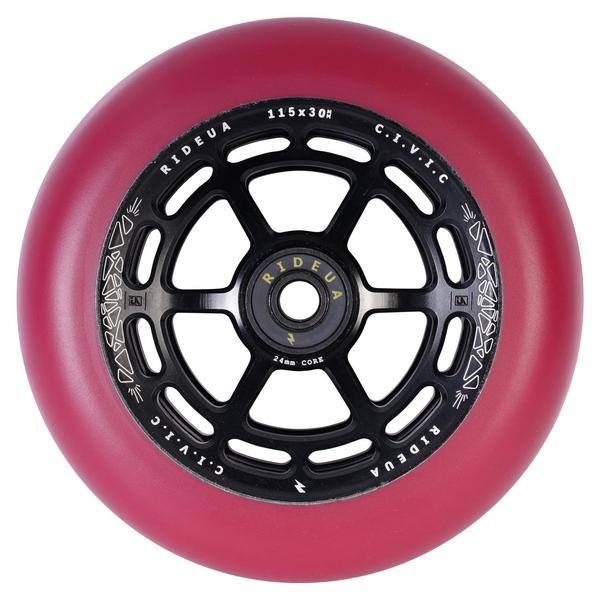 urbanArtt | Civic | 115 x 30mm Wheels | Black/Autumn Red