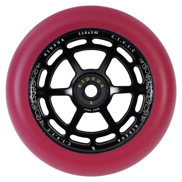 urbanArtt | Civic | 110 x 24mm Wheels | Black/Autumn Red