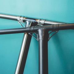 Triad Launder Butted Chromoly Bars | Oversized | Raw Clear