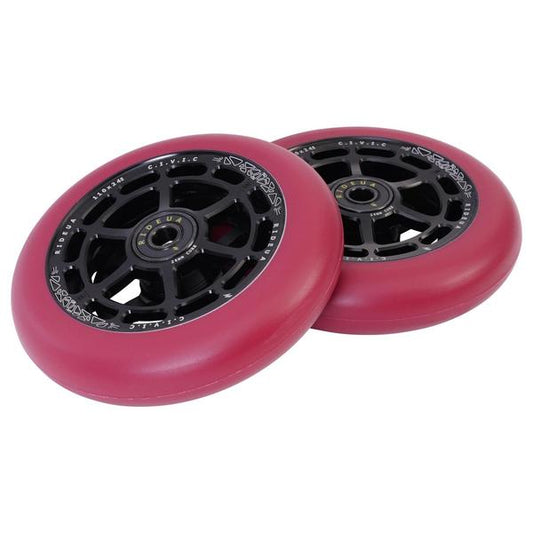 urbanArtt | Civic | 110 x 24mm Wheels | Black/Autumn Red