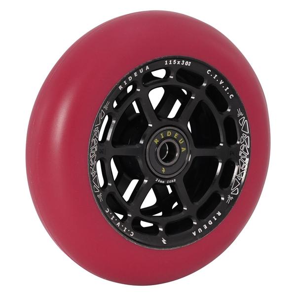 urbanArtt | Civic | 115 x 30mm Wheels | Black/Autumn Red